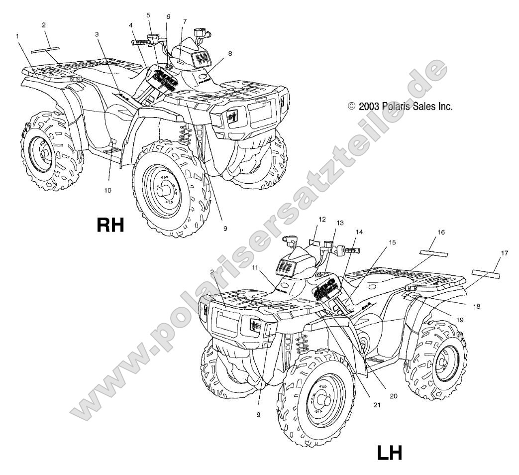 Decals (4987258725A10) Decals (4987258725A10)