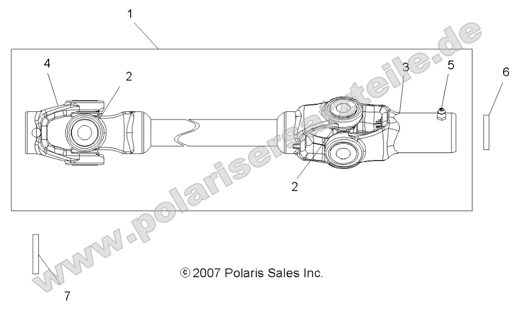 Drive Train, Front Prop Shaft