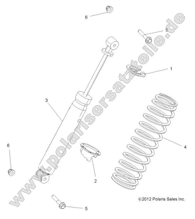 Suspension, Rear Shock Suspension, Rear Shock