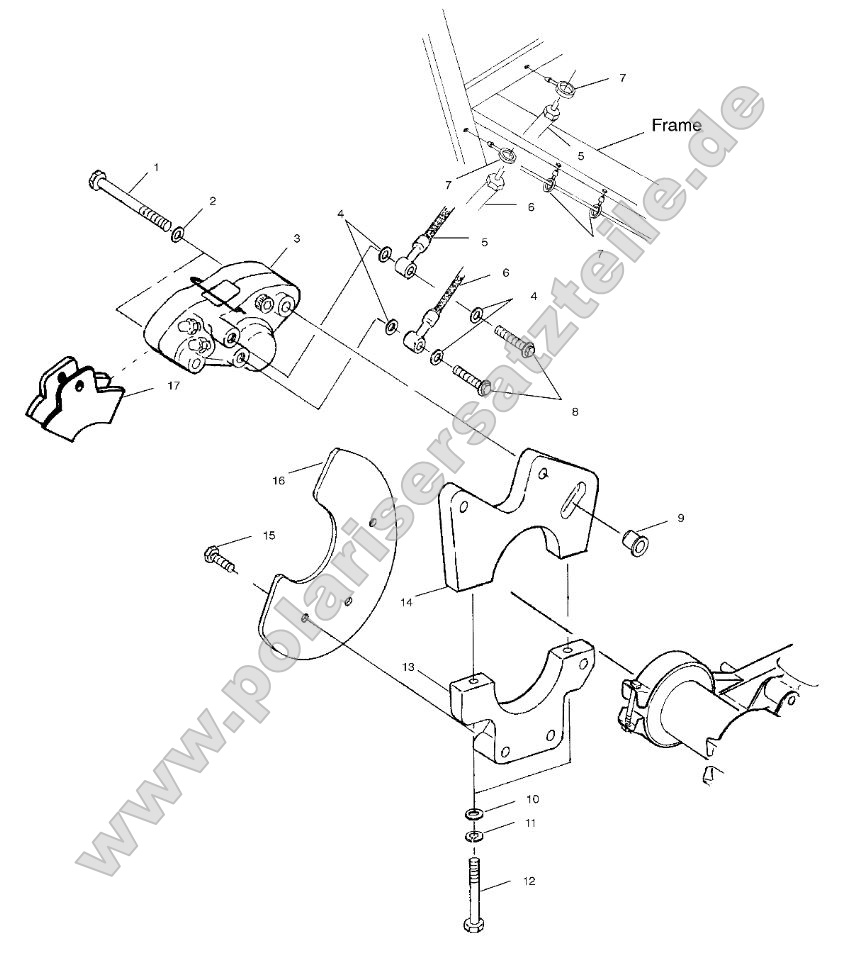 Rear Caliper Mounting Rear Caliper Mounting