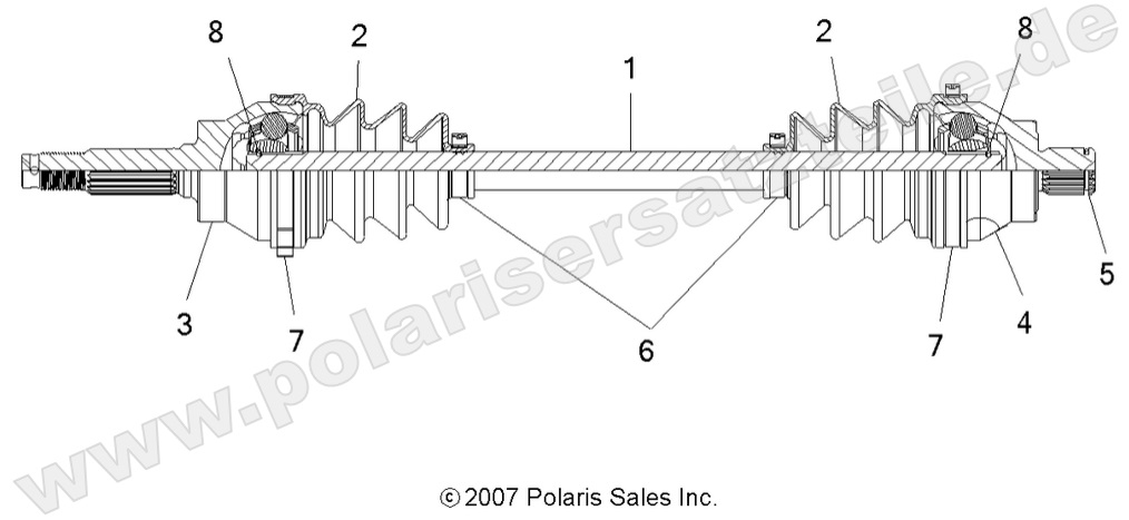 DRIVE TRAIN, REAR DRIVE SHAFT DRIVE TRAIN, REAR DRIVE SHAFT