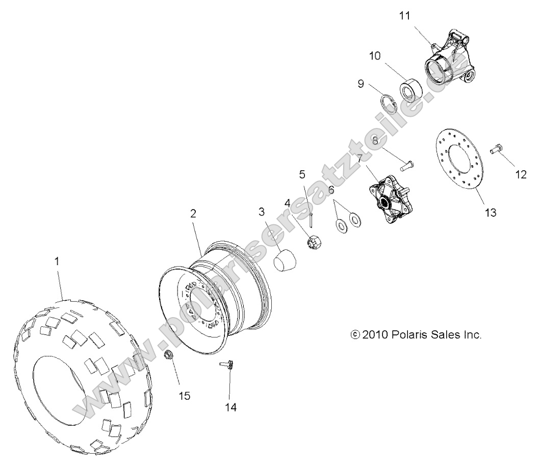 Wheels, Rear Tire and Brake Disc Wheels, Rear Tire and Brake Disc