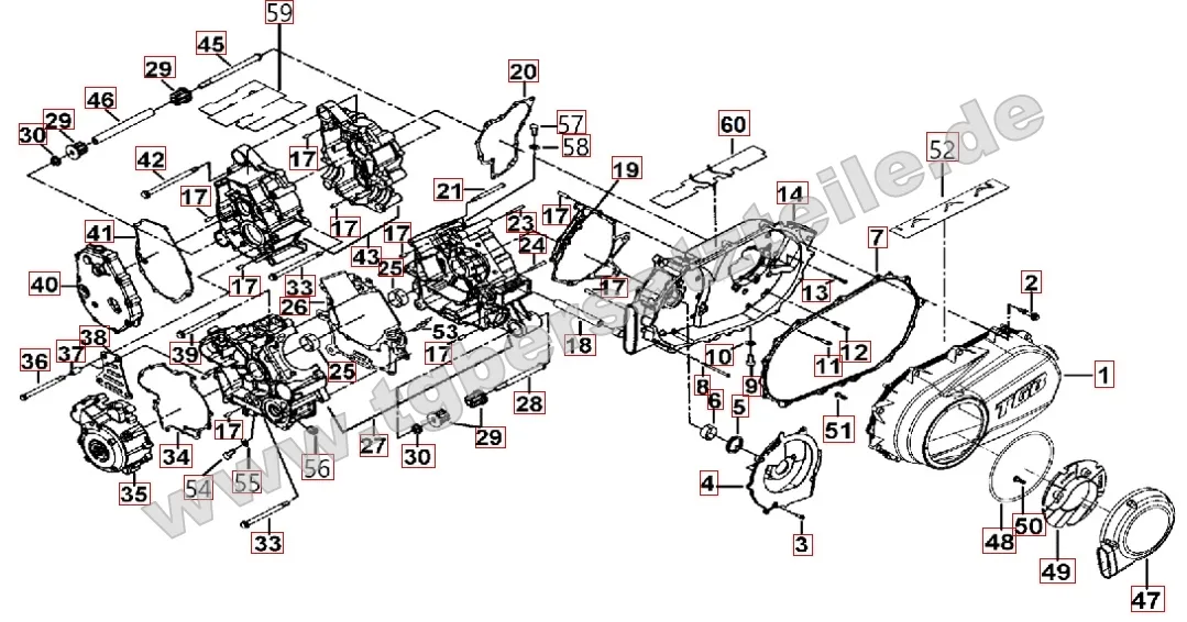 Motorgehäuse Motorgehäuse