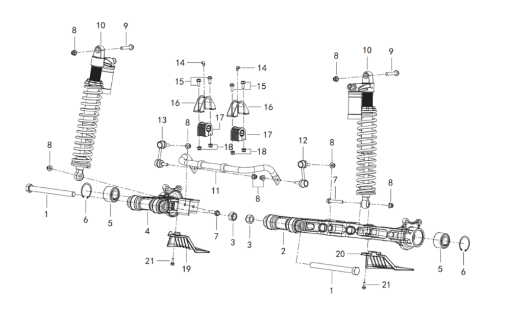 Hinterradaufhängung