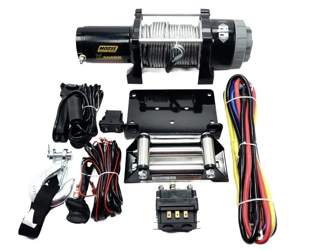 Moose Utility UTV Seilwinde AGGRO 4500 / 12V / 2041 kg - Stahlseil - 45050787 Moose Utility UTV Seilwinde AGGRO 4500 / 12V / 2041 kg - Stahlseil - 45050787