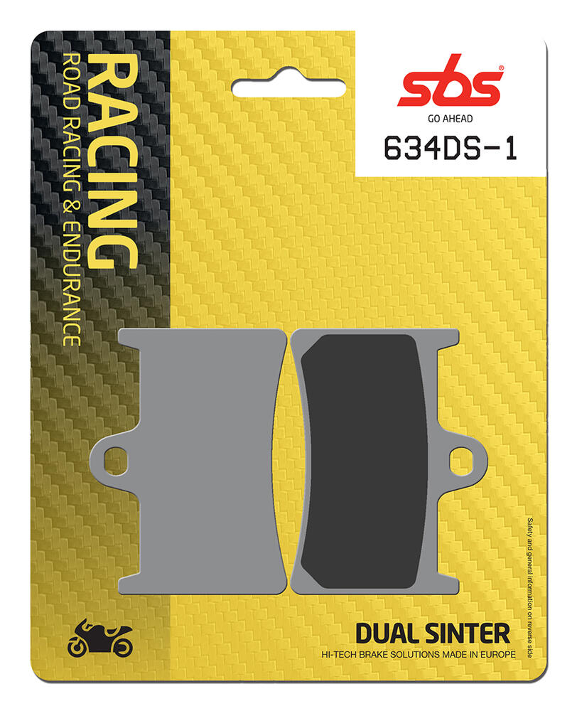 SBS_634_DS_1 SBS Bremsbeläge DS Dual Sintermetall Racing - 634DS-1