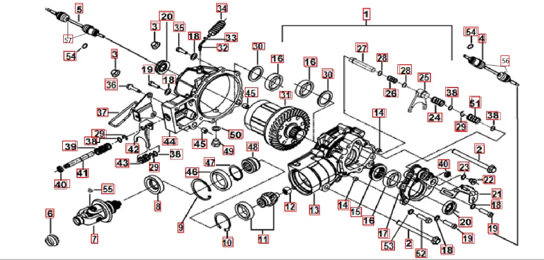 Differntial vorne Differntial vorne