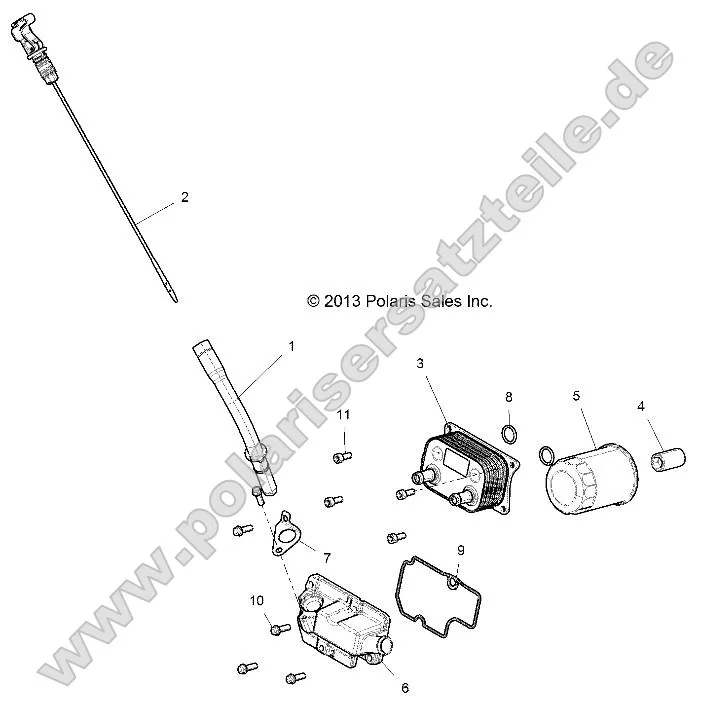 Engine, Dipstick and Oil Filter Engine, Dipstick and Oil Filter