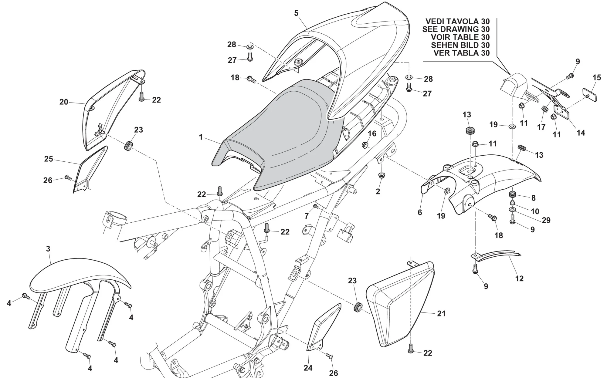 Verkleidung - Sitzbank Verkleidung - Sitzbank