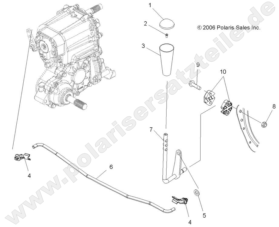 DRIVE TRAIN, GEAR SELECTOR DRIVE TRAIN, GEAR SELECTOR