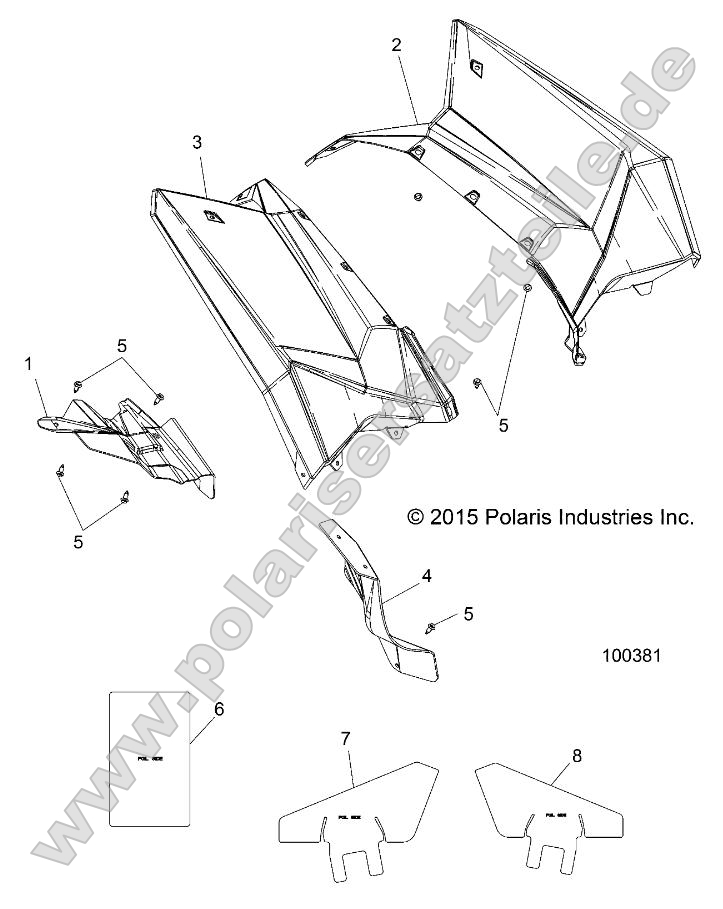 Body, Rear Cab and Heat Shields