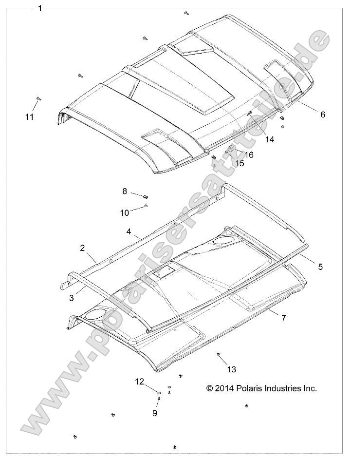 Body, Roof Body, Roof