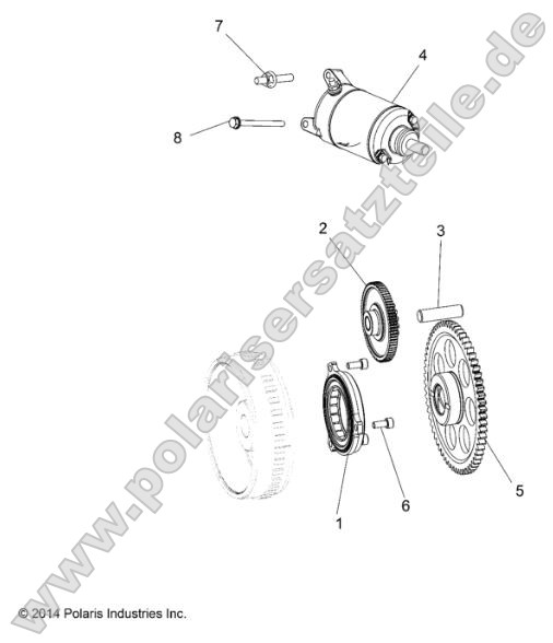 Engine, Starter Drive Engine, Starter Drive