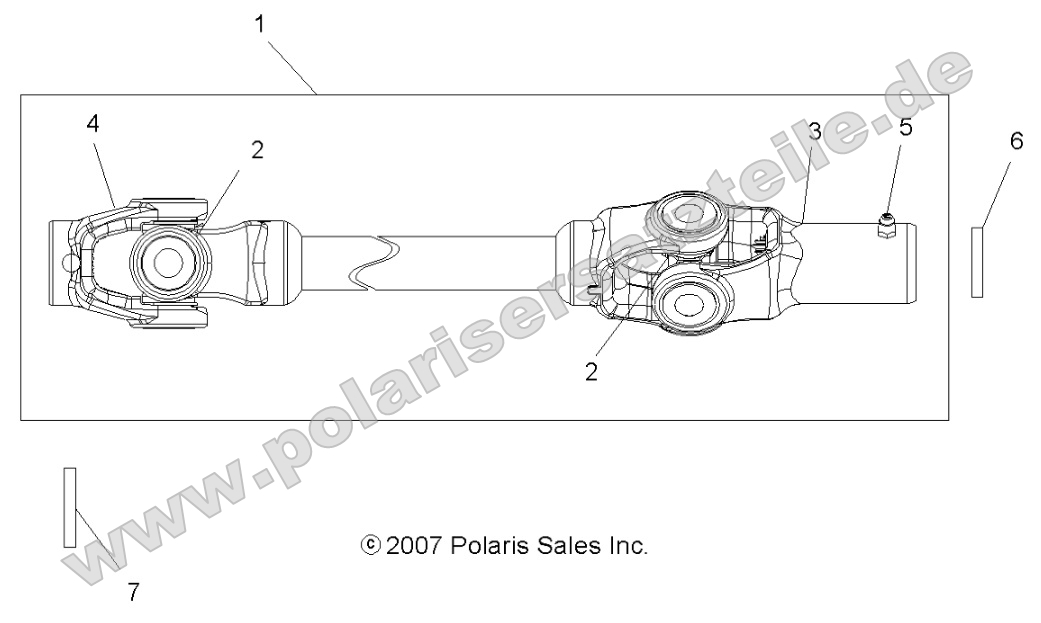 Drive Train, Front Prop Shaft