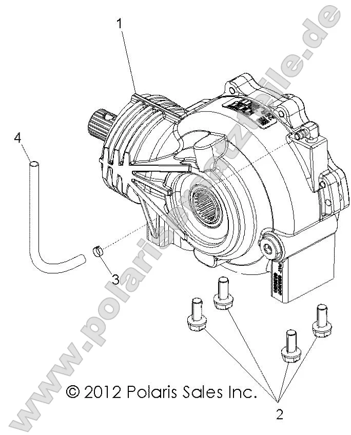 Drive Train, Front Gearcase