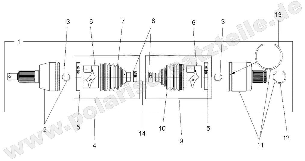 DRIVE TRAIN, DRIVE SHAFT, REAR
