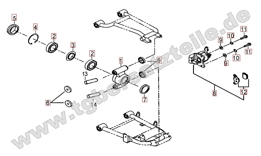 Hinterradachse Hinterradachse