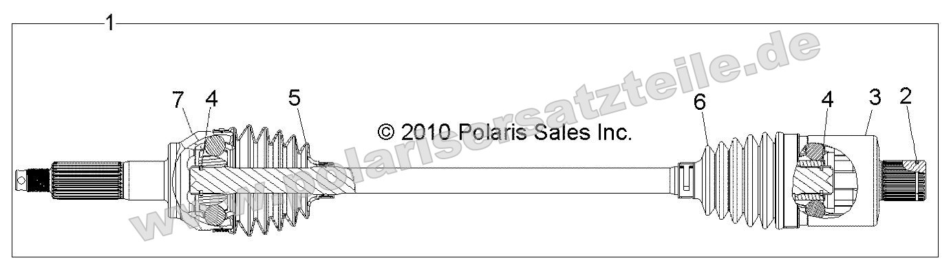 Drive Train, Rear Drive Shaft