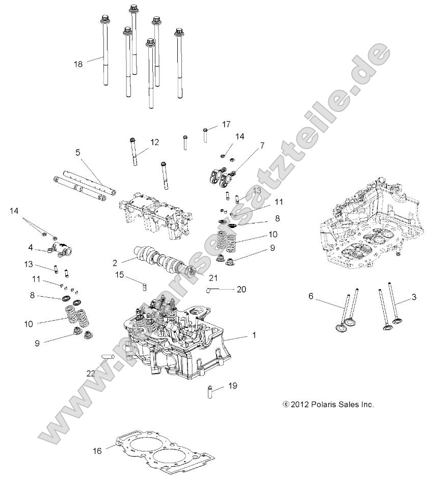 Engine, Cylinder Head, Cam and Valves Engine, Cylinder Head, Cam and Valves