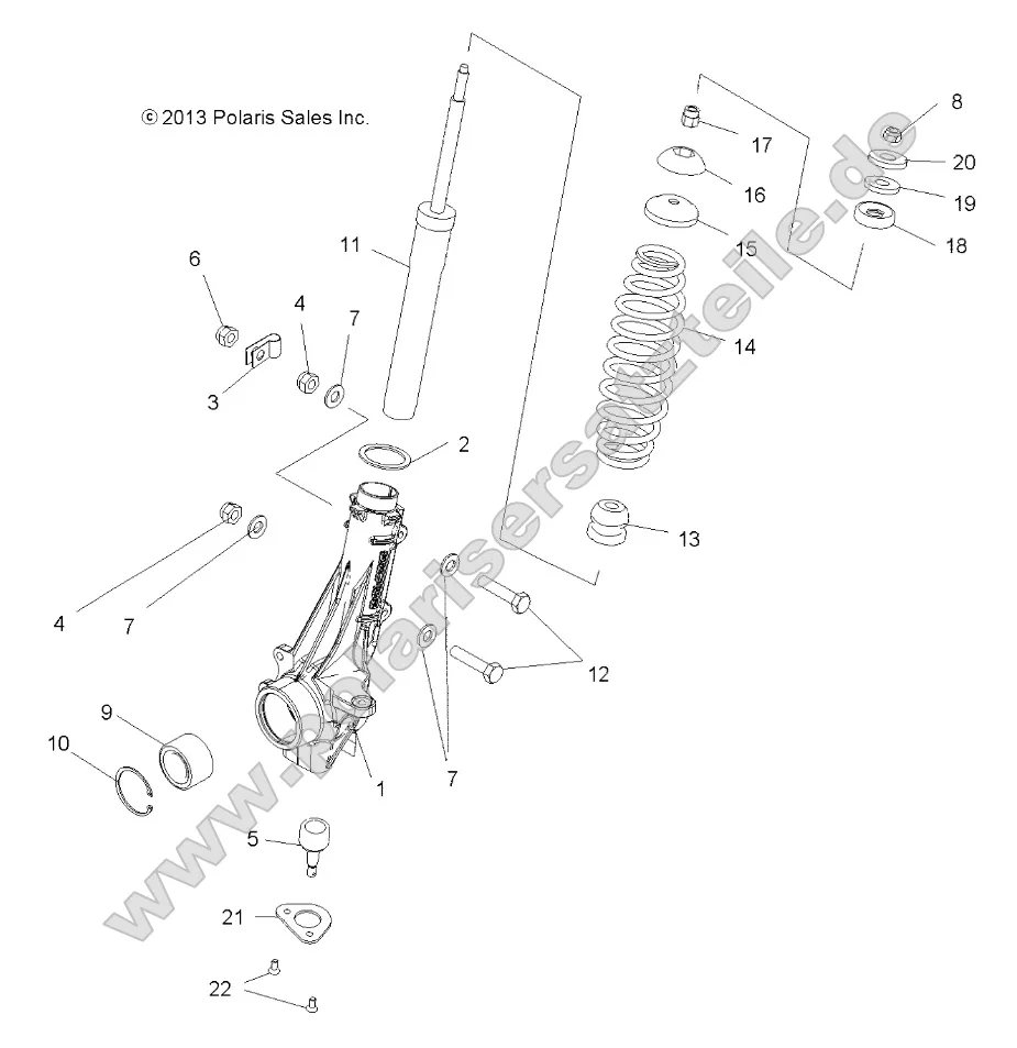 Suspension, Front Strut Suspension, Front Strut
