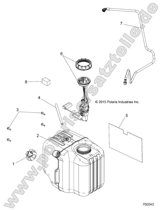 Body, Fuel Tank Asm. Body, Fuel Tank Asm.