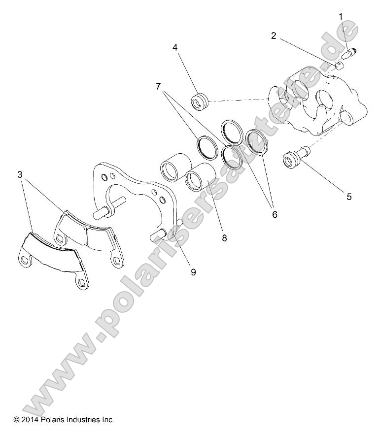 Brakes, Rear Caliper Brakes, Rear Caliper