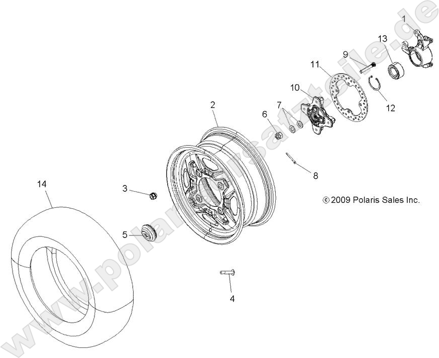 WHEELS, FRONT and HUB WHEELS, FRONT and HUB