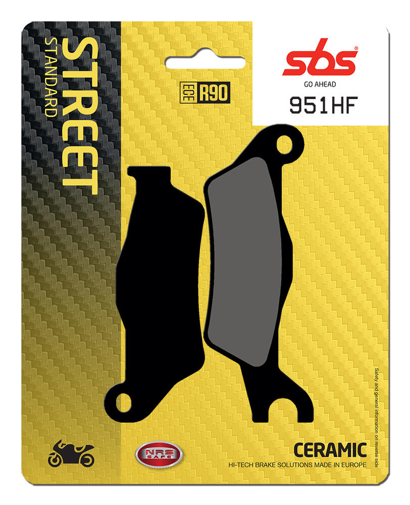 SBS_951_HF SBS Bremsbeläge HF Street Ceramic ABE - 951HF