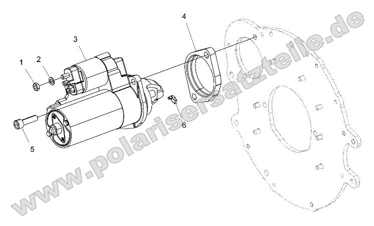 Engine, Starter Motor Engine, Starter Motor
