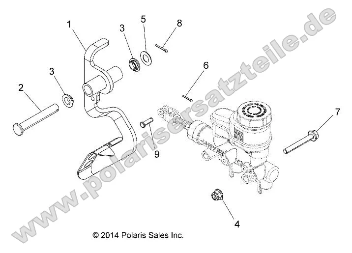Brakes, Pedal and Master Cylinder Mounting