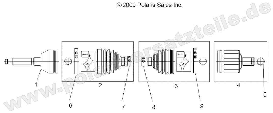 DRIVE TRAIN, FRONT DRIVE SHAFT