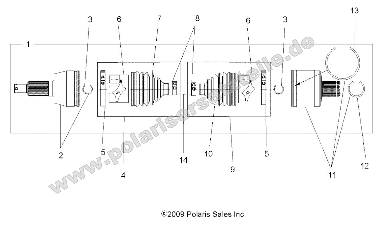 Drive Train, Drive Shaft, Rear Drive Train, Drive Shaft, Rear