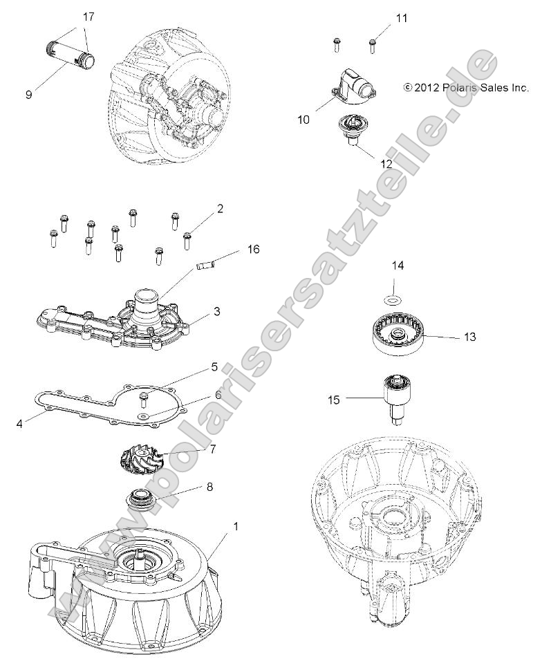 Engine, Cooling System and Water Pump Engine, Cooling System and Water Pump