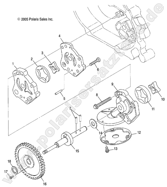 ENGINE, OIL PUMP ENGINE, OIL PUMP