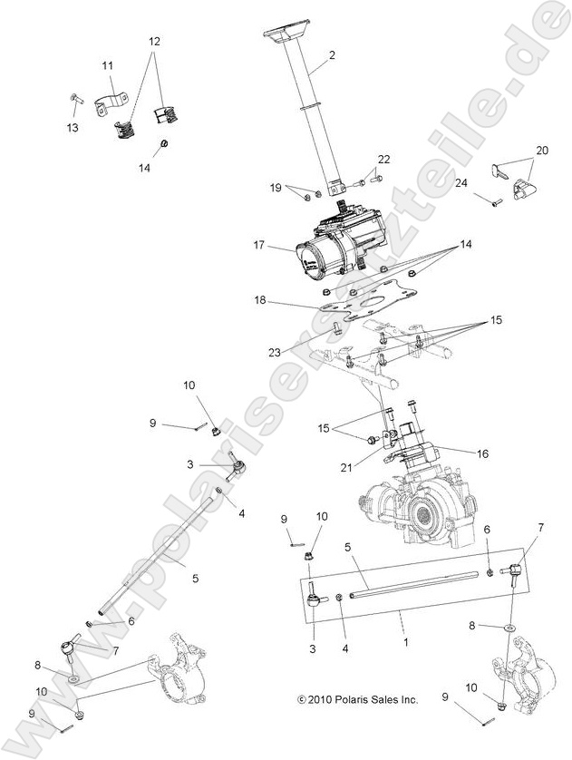 STEERING, STEERING POST ASM. STEERING, STEERING POST ASM.