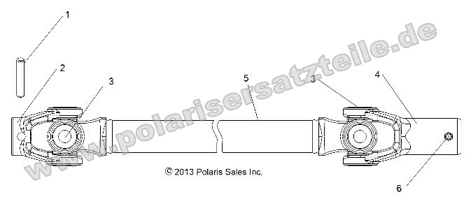Drive Train, Front Prop Shaft