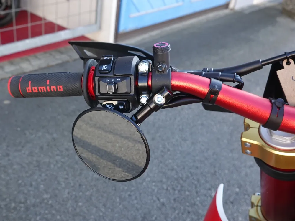 Highsider Superbike / Supermoto Spiegel Set für Lenkerenden - 301-078HS