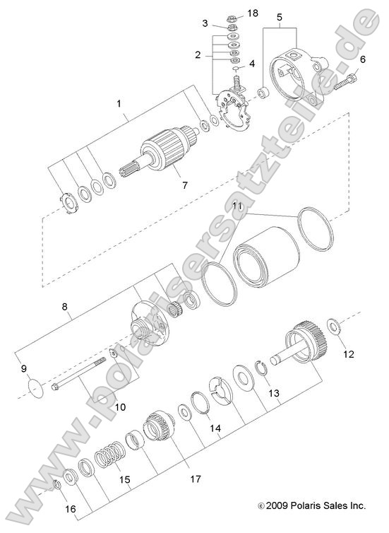 Engine, Starting Motor