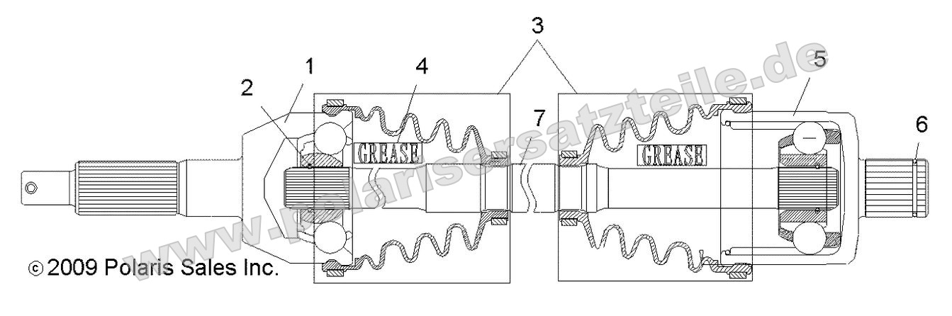 Drive Train, Rear Drive Shaft