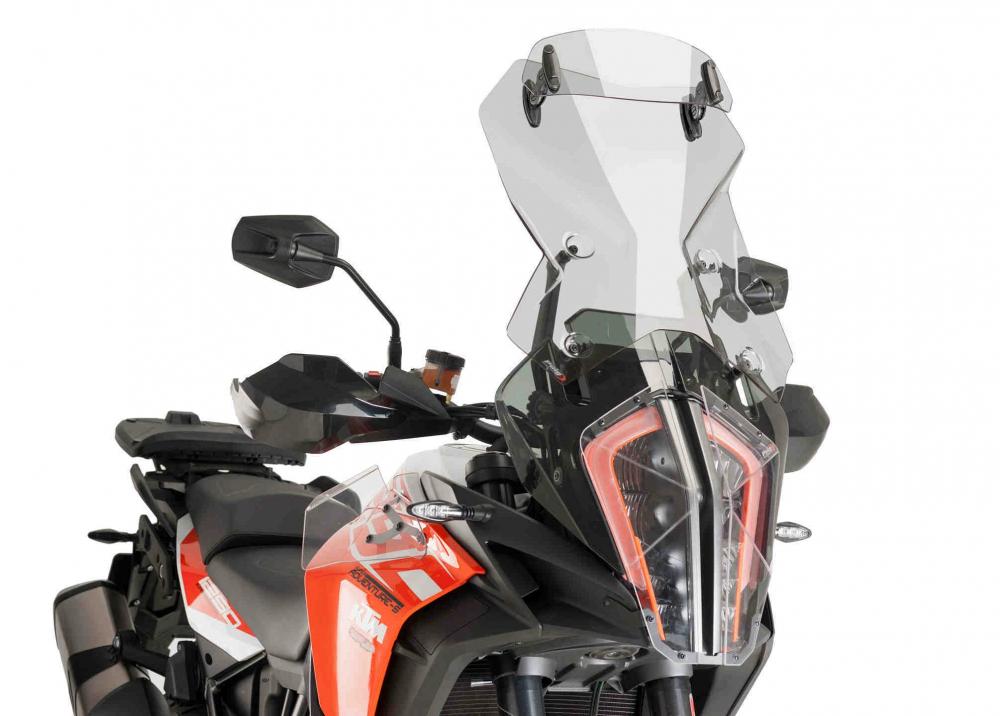 Puig Touren Verkleidungsscheibe + Spoiler Getönt - KTM 1290 S /R Adventure 2017-20