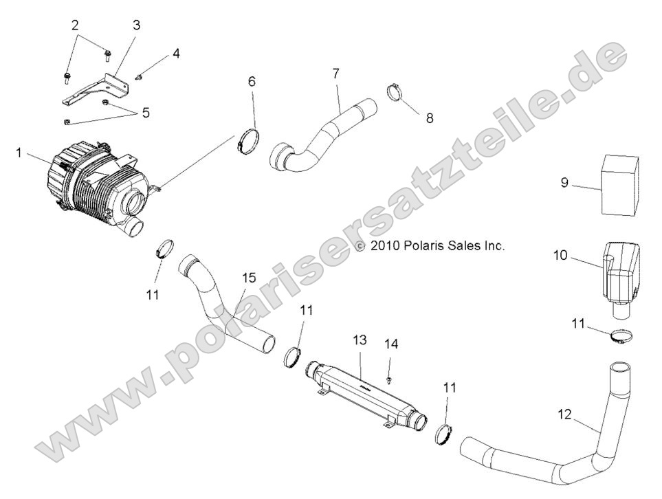 Engine, Air Intake Ducting