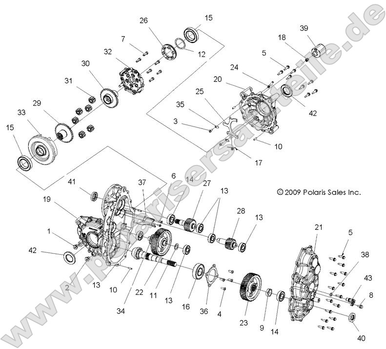 Drive Train, Main Gearcase