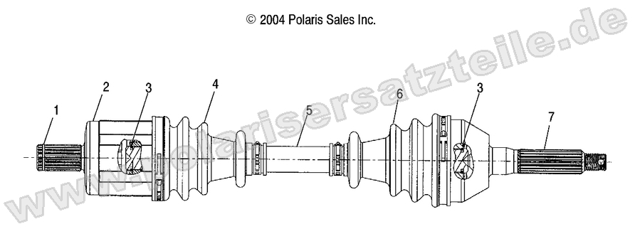FRONT DRIVE SHAFT FRONT DRIVE SHAFT