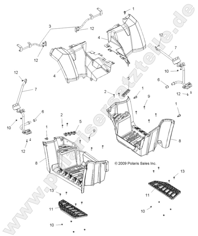 BODY, REAR CAB and FOOTWELL BODY, REAR CAB and FOOTWELL