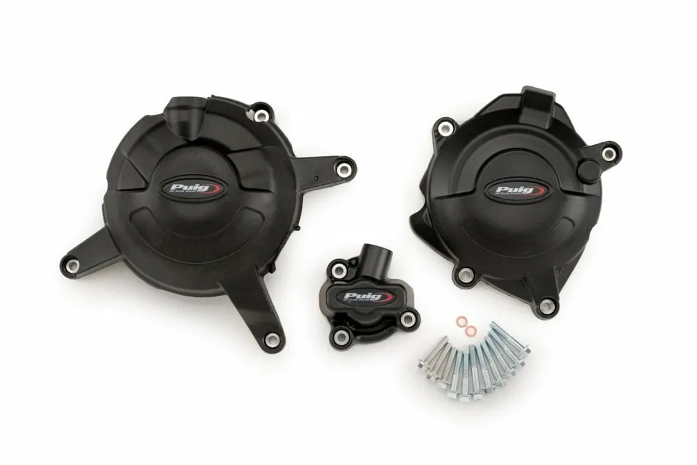 PUIG KIT 3 KAPPEN ENGINEABDECKUNG YAMAHA YZF-R3 19' C/S - 21258N