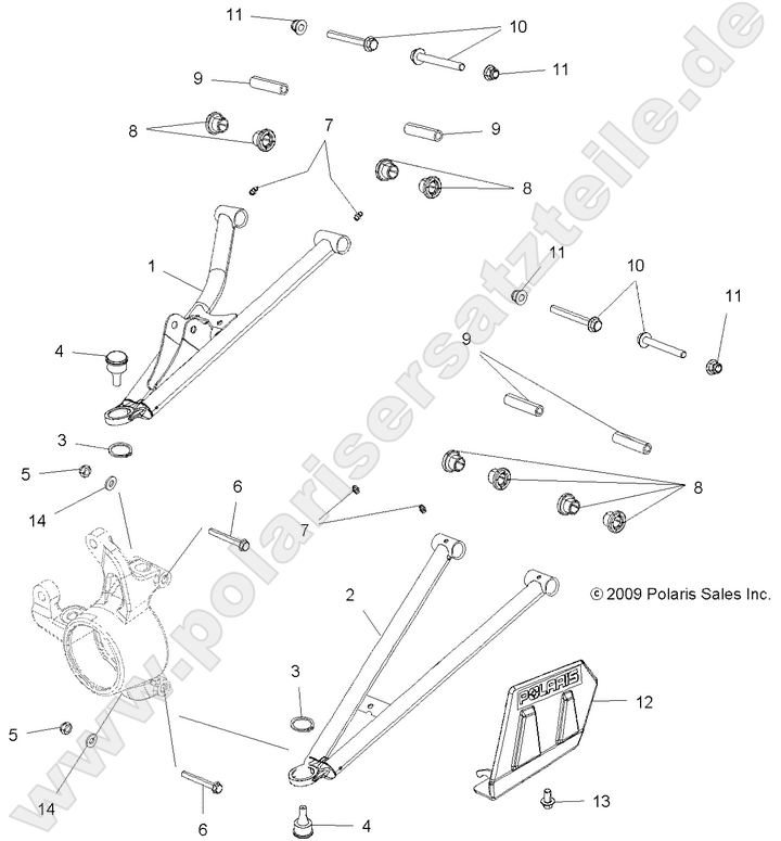 SUSPENSION, FRONT A-ARMS SUSPENSION, FRONT A-ARMS