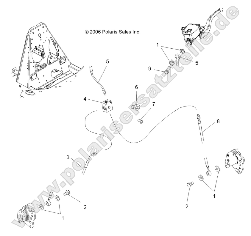 BRAKE LINES, FRONT BRAKE LINES, FRONT
