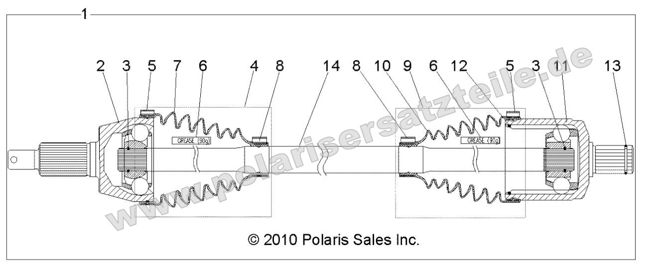 Drive Train, Front Drive Shaft