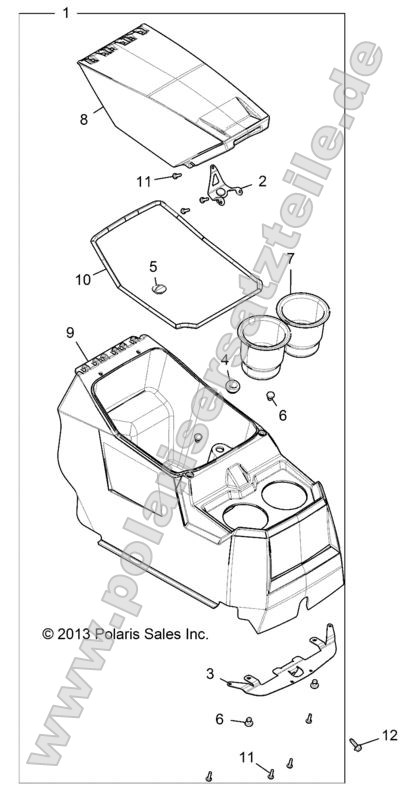 Body, Center Console Body, Center Console