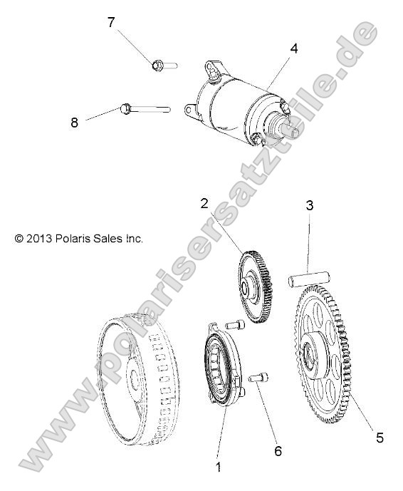 Engine, Starter Drive Engine, Starter Drive